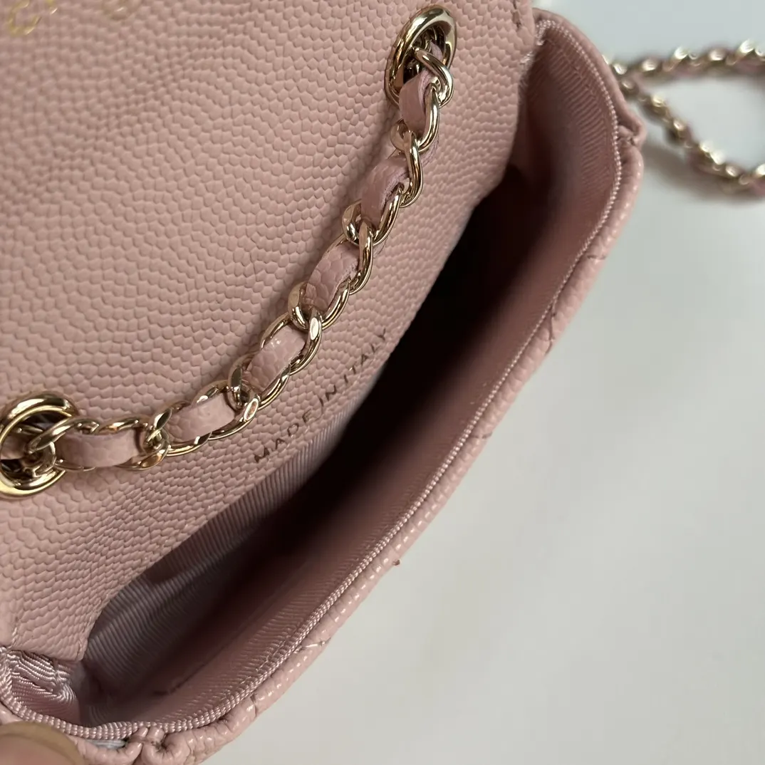 Chanel Cowhide Flap Chain Bag Shoulder and Crossbody Wear