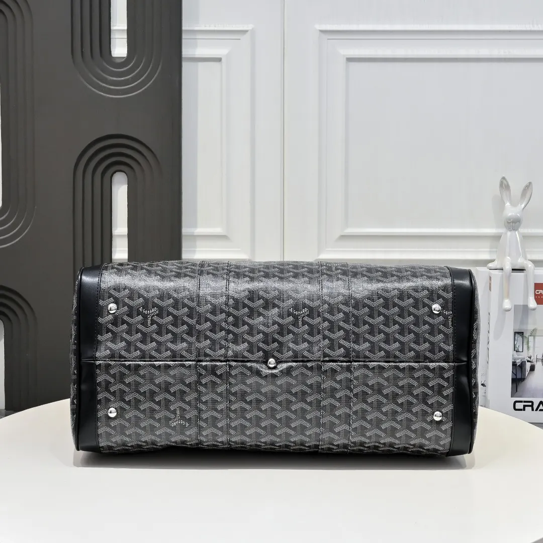 Goyard 黑色 牛皮 旅行袋 大容量旅行款