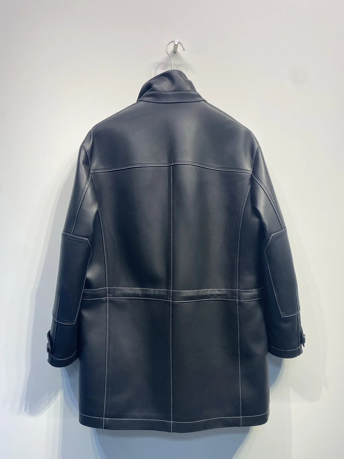 Hermès 白色 羊皮 外套 高级休闲