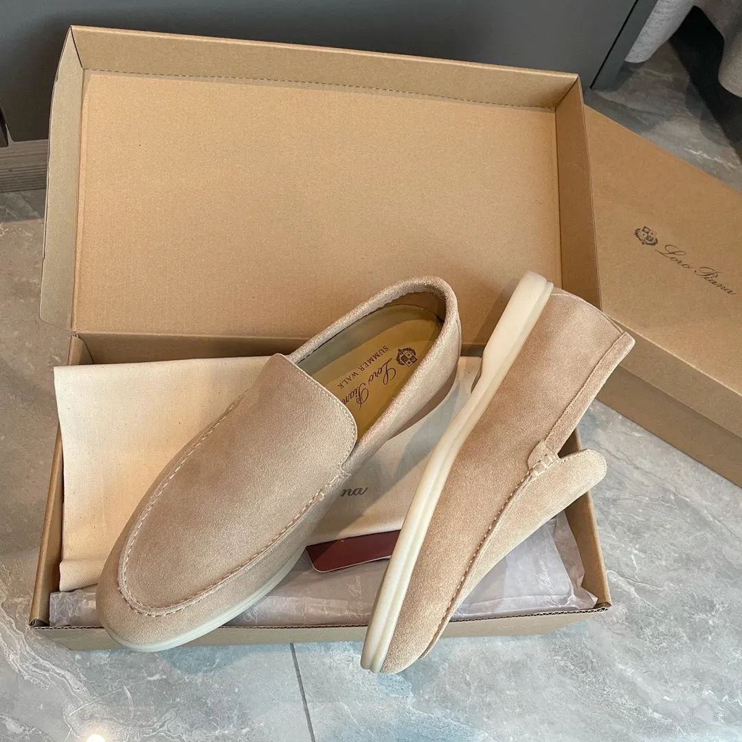 Loro Piana 杏色 乐福鞋 休闲百搭款