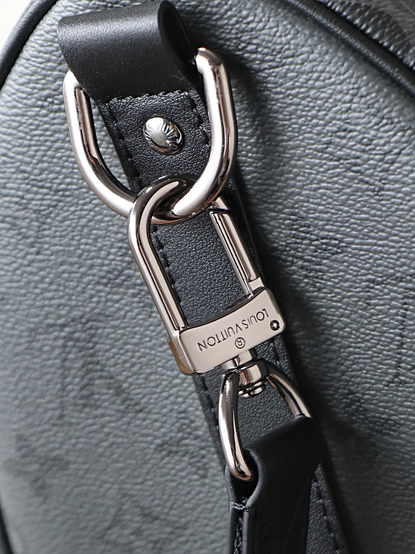Keepall 帆布 黑色花纹 Keep 旅行袋 大容量旅行款
