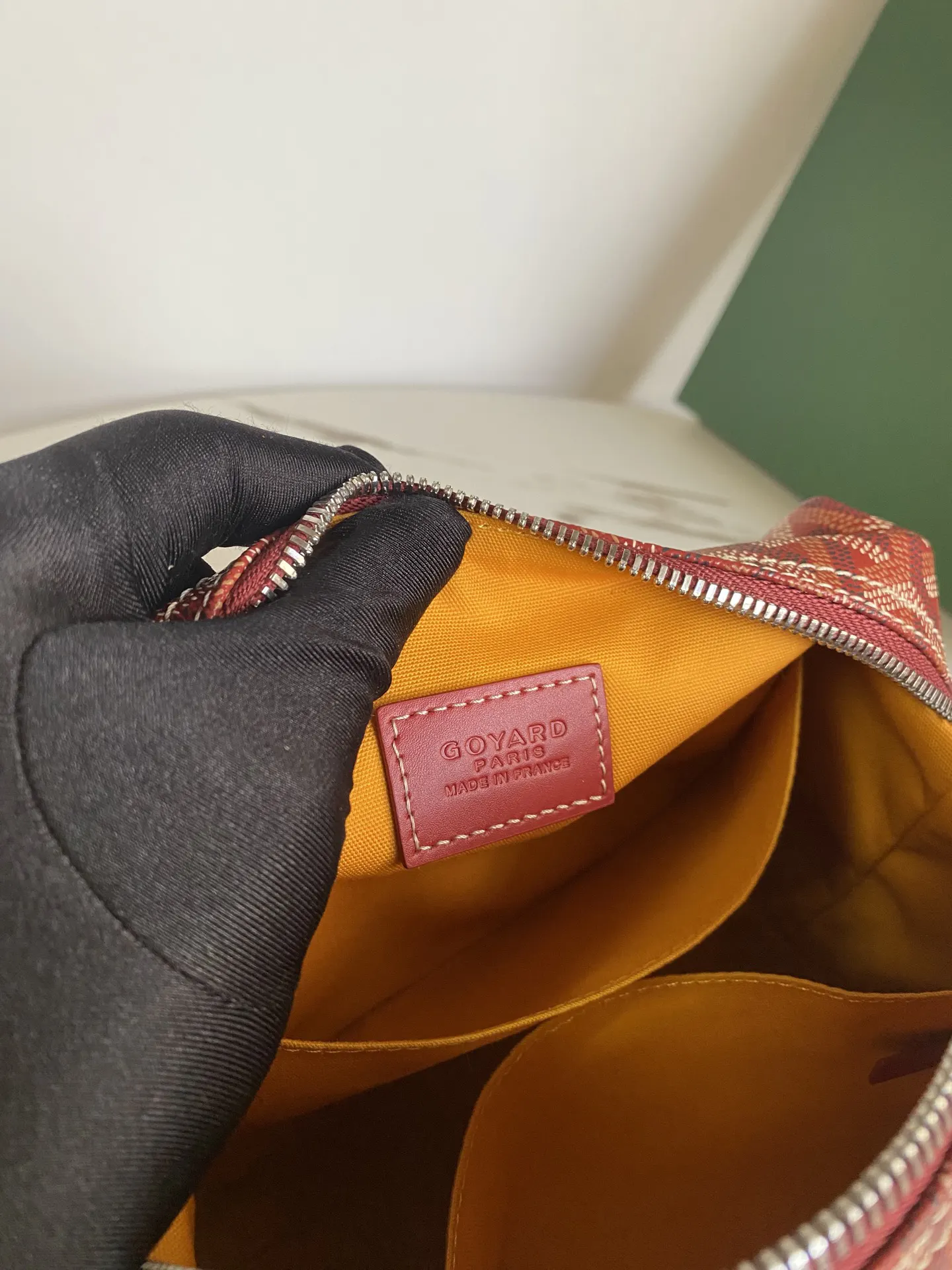 Cosmetic Pouch Leather