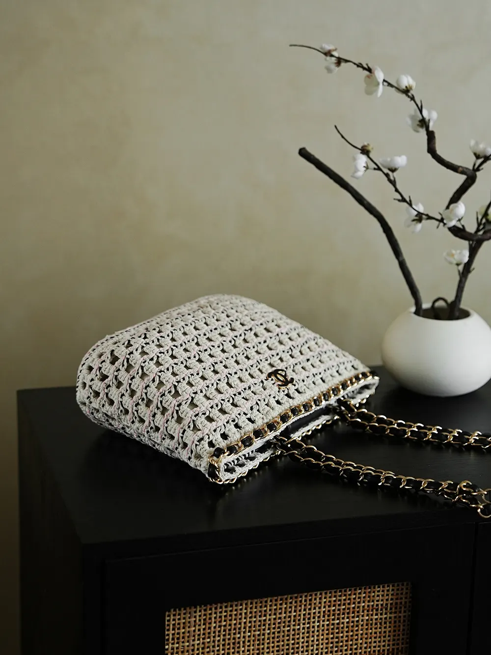 Pink Gold Organizer Pouch Travel