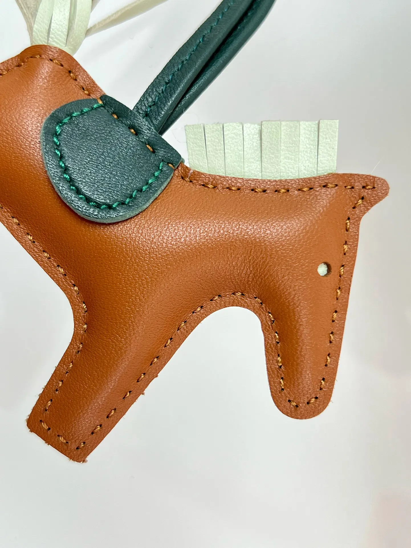 Hermès 小羊皮 挂件 精致配饰 吊坠