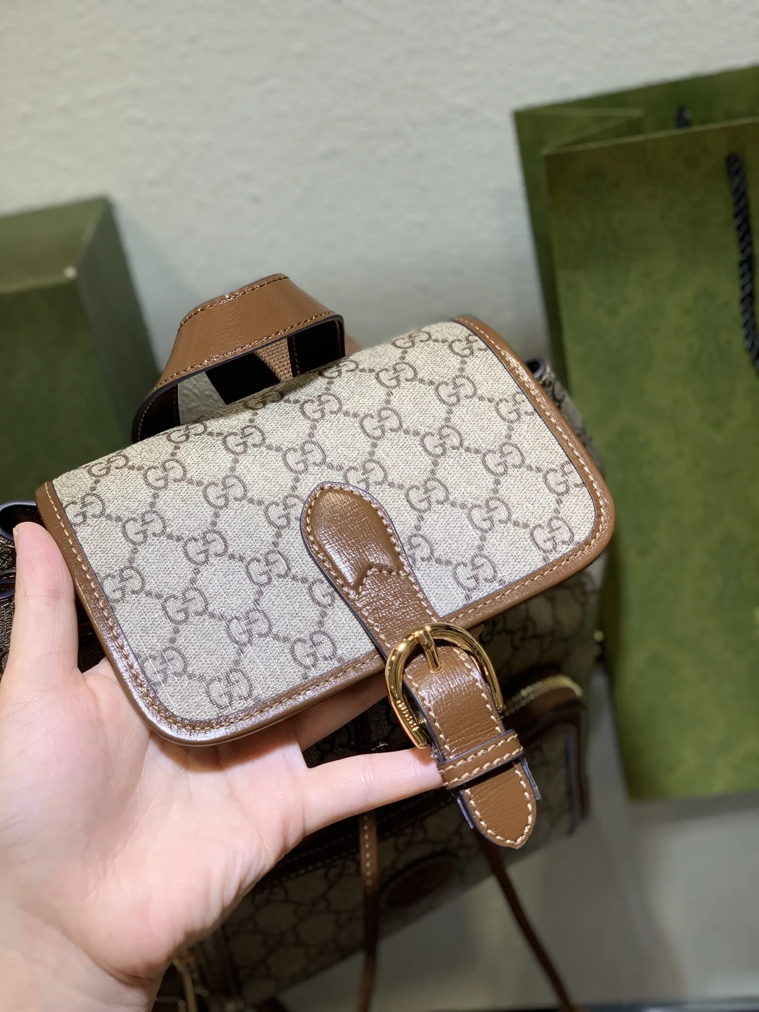 Gucci 皮革 款号 尺寸 ✖ meo 雙肩包 实用雙肩款