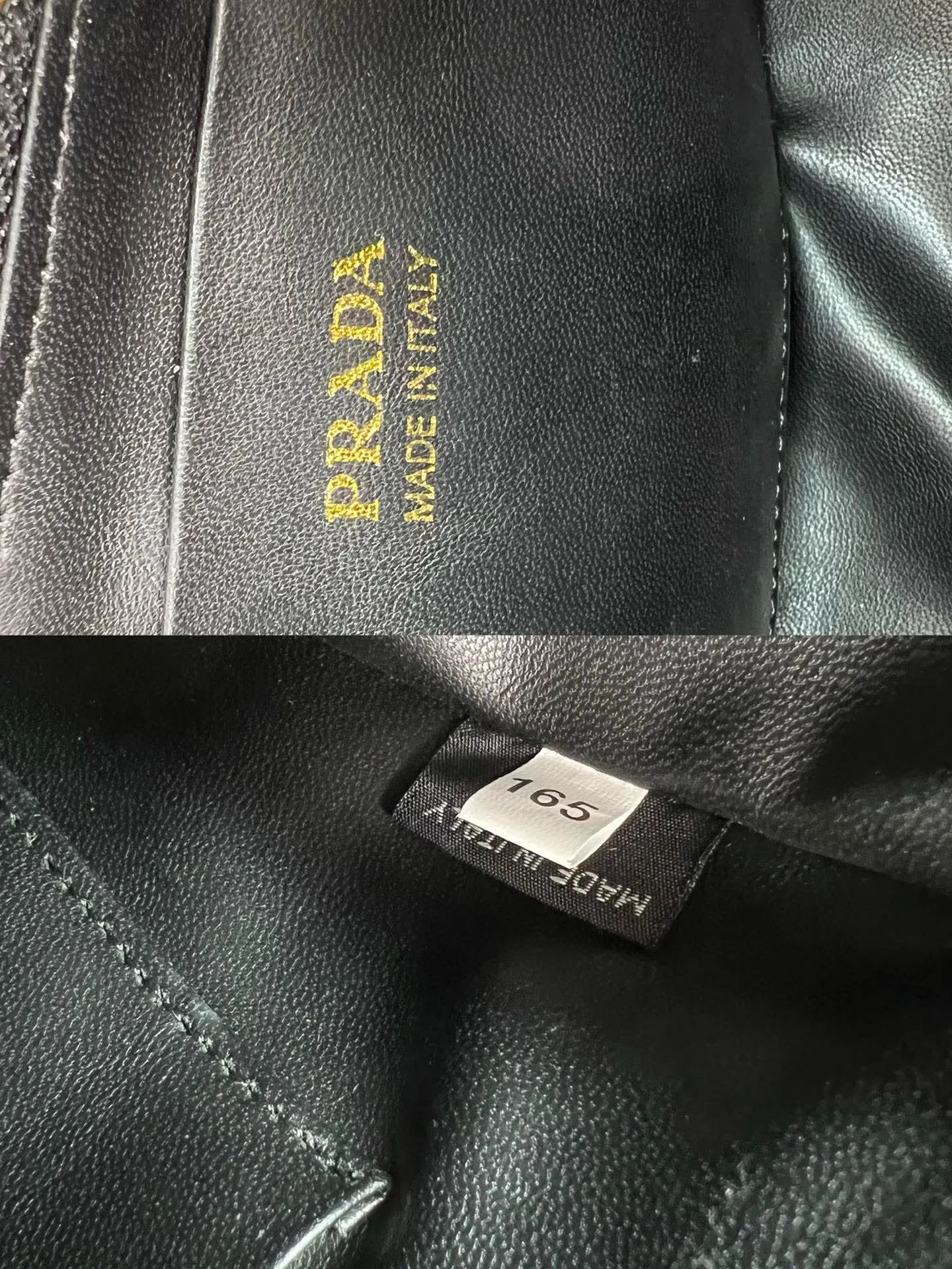 Prada 牛皮 羊皮 斜挎包
