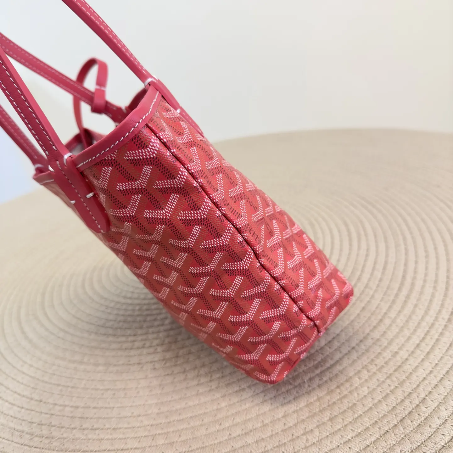 Goyard 戈雅托特 新升级 小单 丝印玫瑰粉 迷你购物袋 菜篮 托特包 大容量托特款