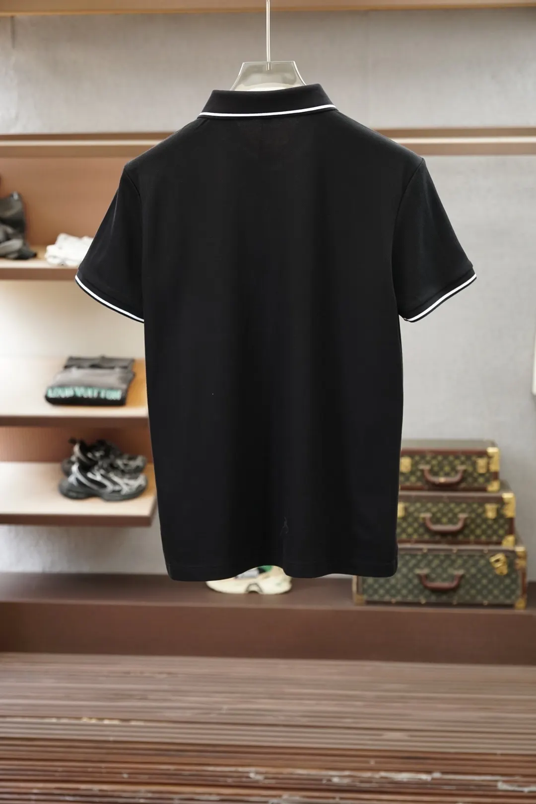 Prada 棉质 牛仔 刺绣 短袖T恤