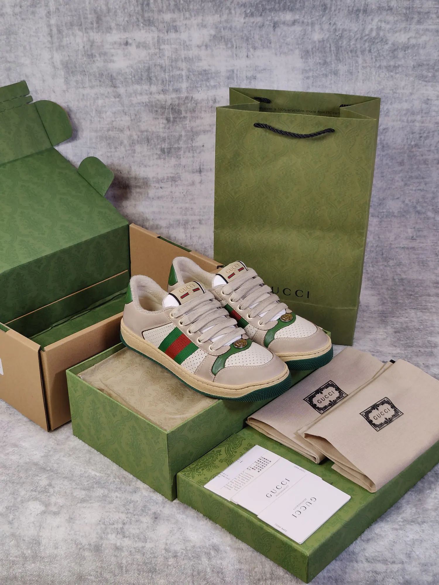 Gucci Logo休闲运动鞋 百搭款