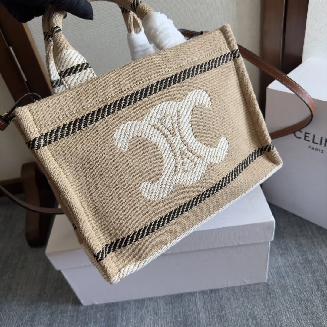 Celine 棕色 牛皮 托特包 大容量托特款