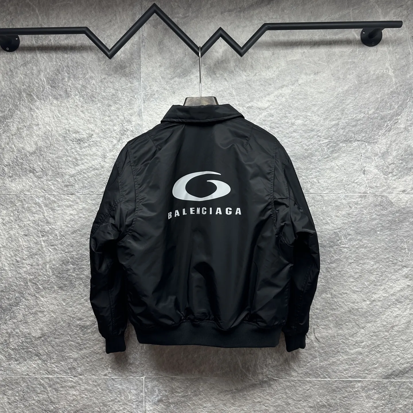 Balenciaga 黑色 純棉 Logo 外套