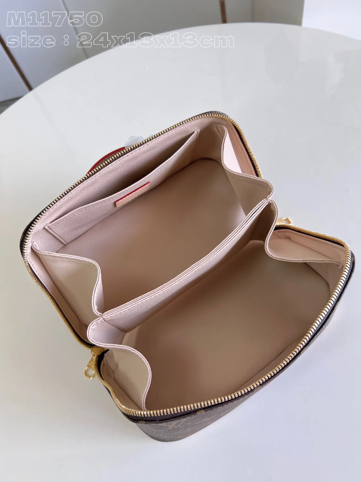 Monogram Organizer Pouch Travel Canvas