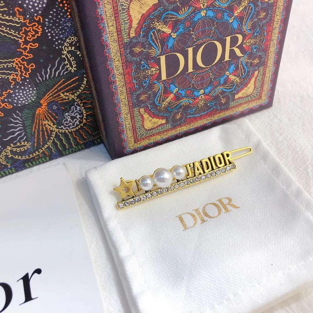 Dior J'Adior 黑色织带发饰 字母款