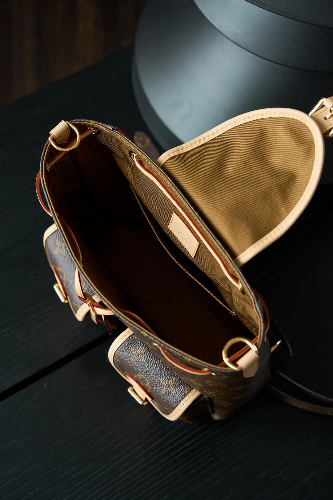Monogram Backpack Leather