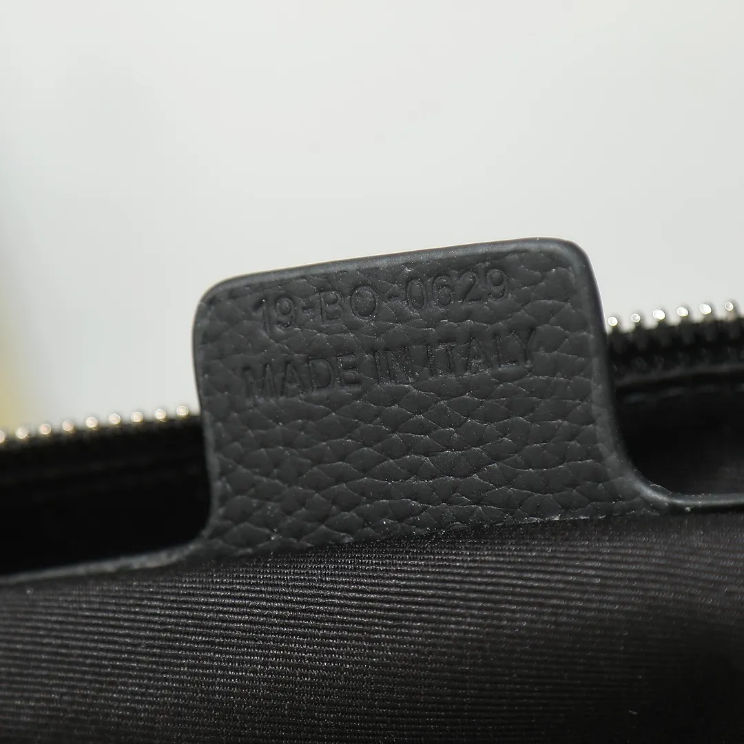Dior Black Organizer Pouch Travel Leather
