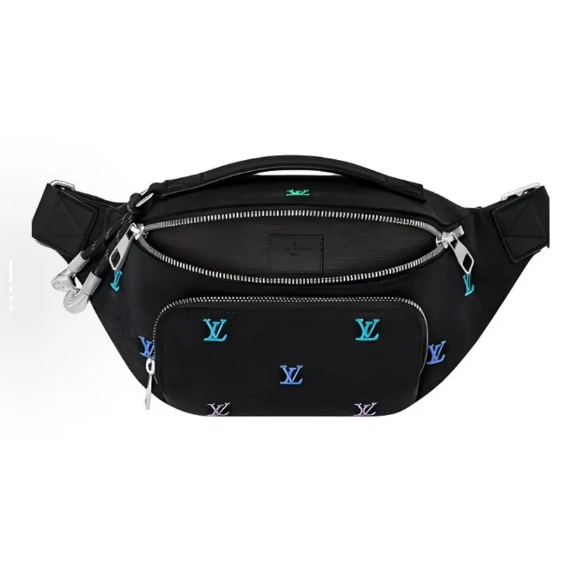 Louis Vuitton Black Monogram Belt Bag Casual Image 5 Louis Vuitton Black Monogram Belt Bag Casual Image 5