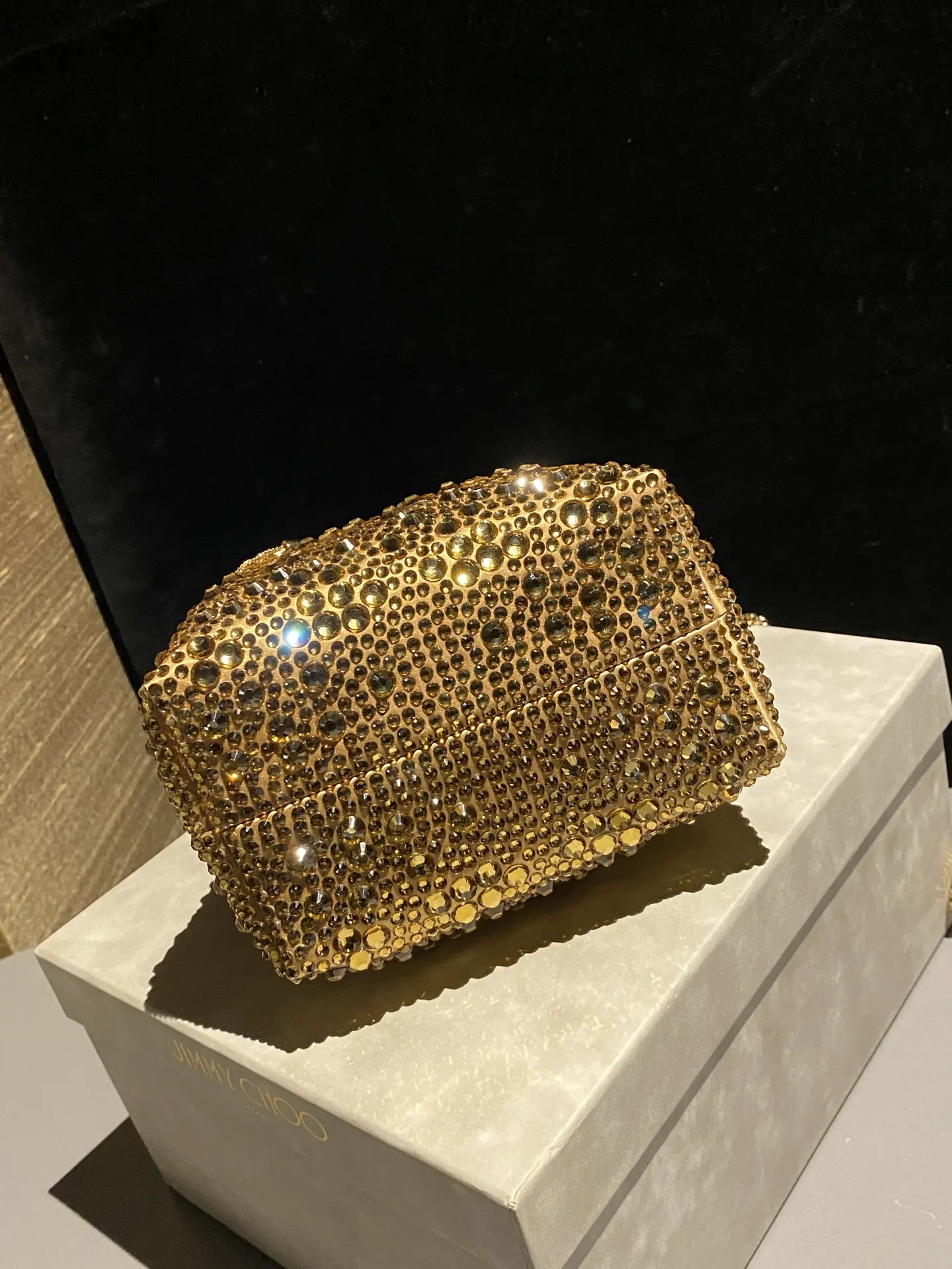 JIMMY CHOO BON BON系列标志款手提包 鏈條包 精致鏈條款