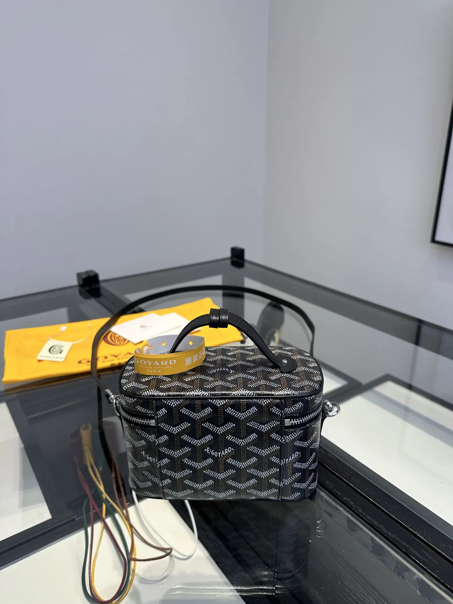 Goyard 黑色 小牛皮 收纳包 旅行收纳款