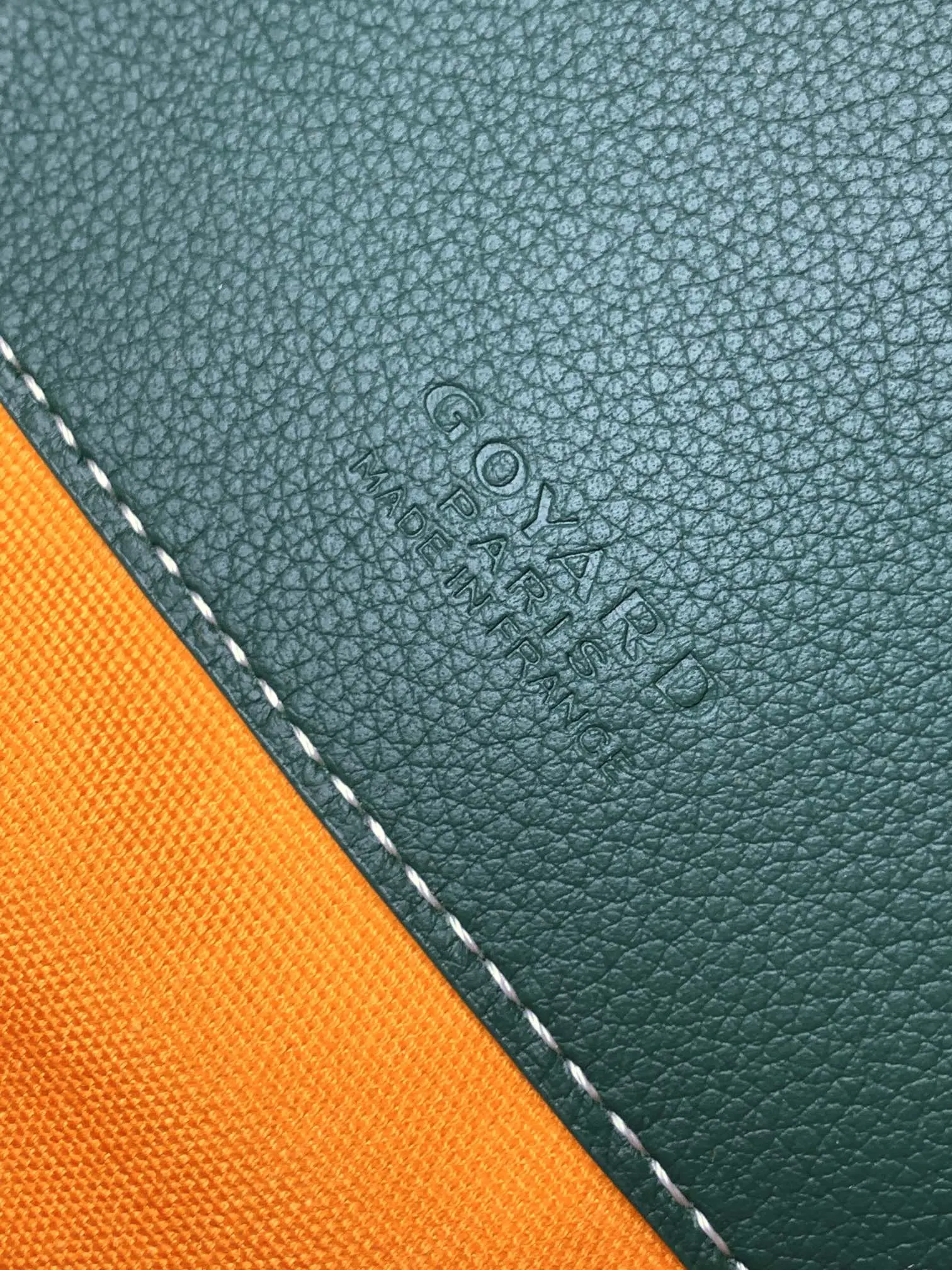 Goyard Green Clutch Bag