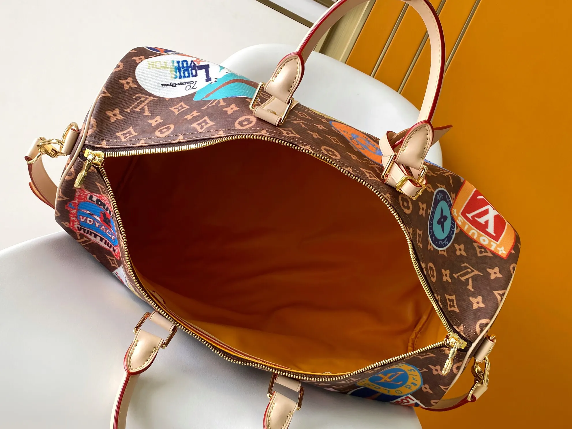 LV Keepall 牛皮 旅行包 大容量旅行款