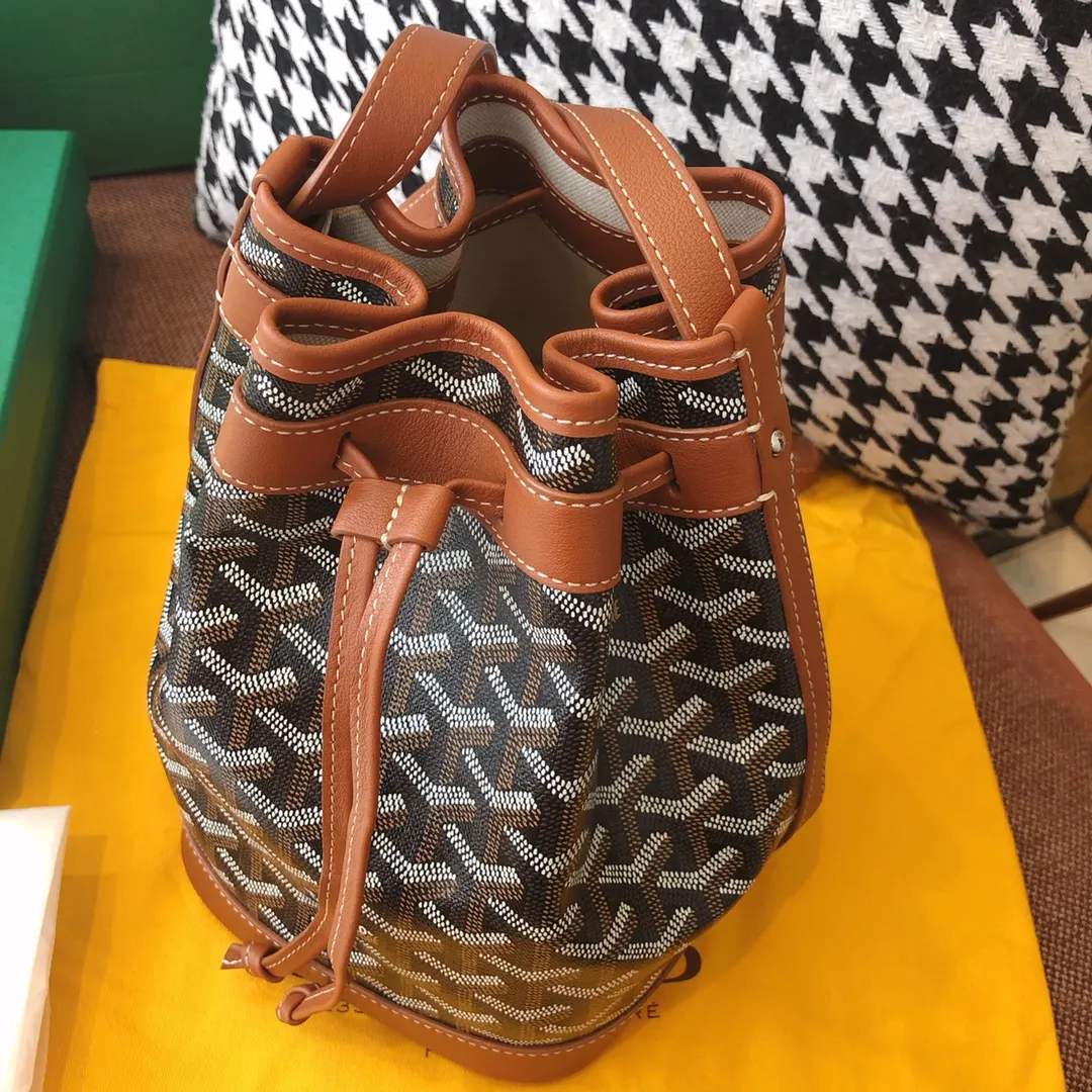 Goyard 棕色 老花 帆布 水桶包 休閒水桶款