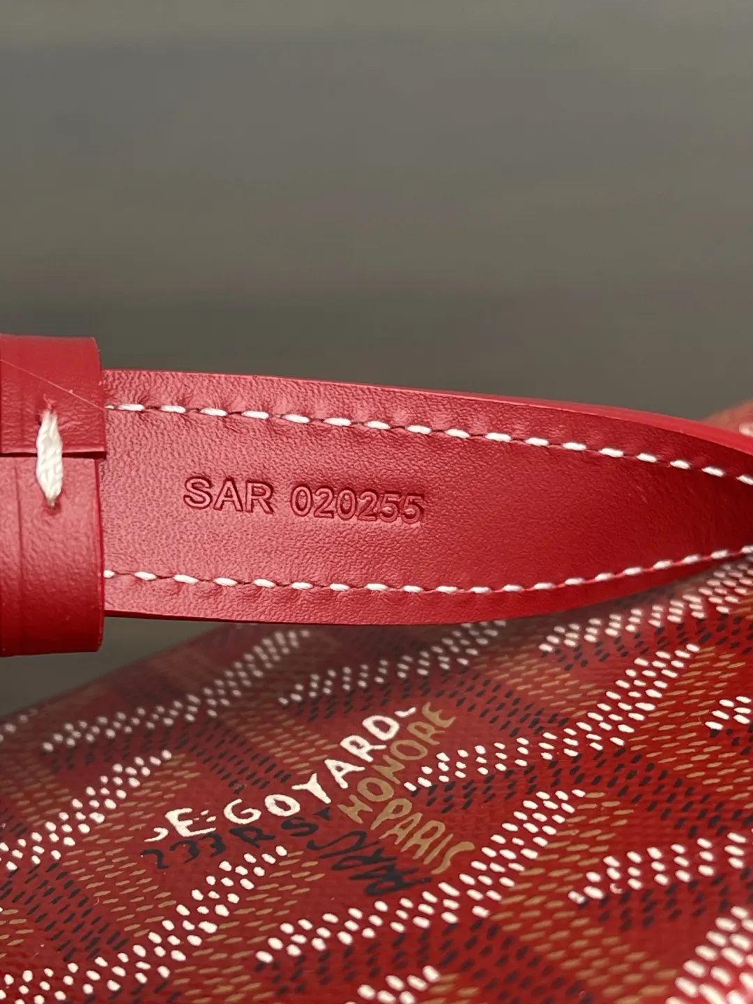 Goyard 红色 小牛皮 化妆包 便携收纳款