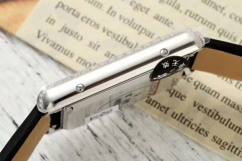 Cartier 白色 藍色 牛皮 手錶 經典腕表款