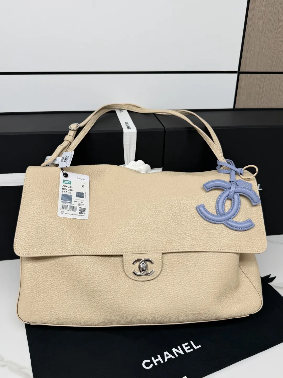 White Hobo Shoulder Bag Vintage Premium Leather