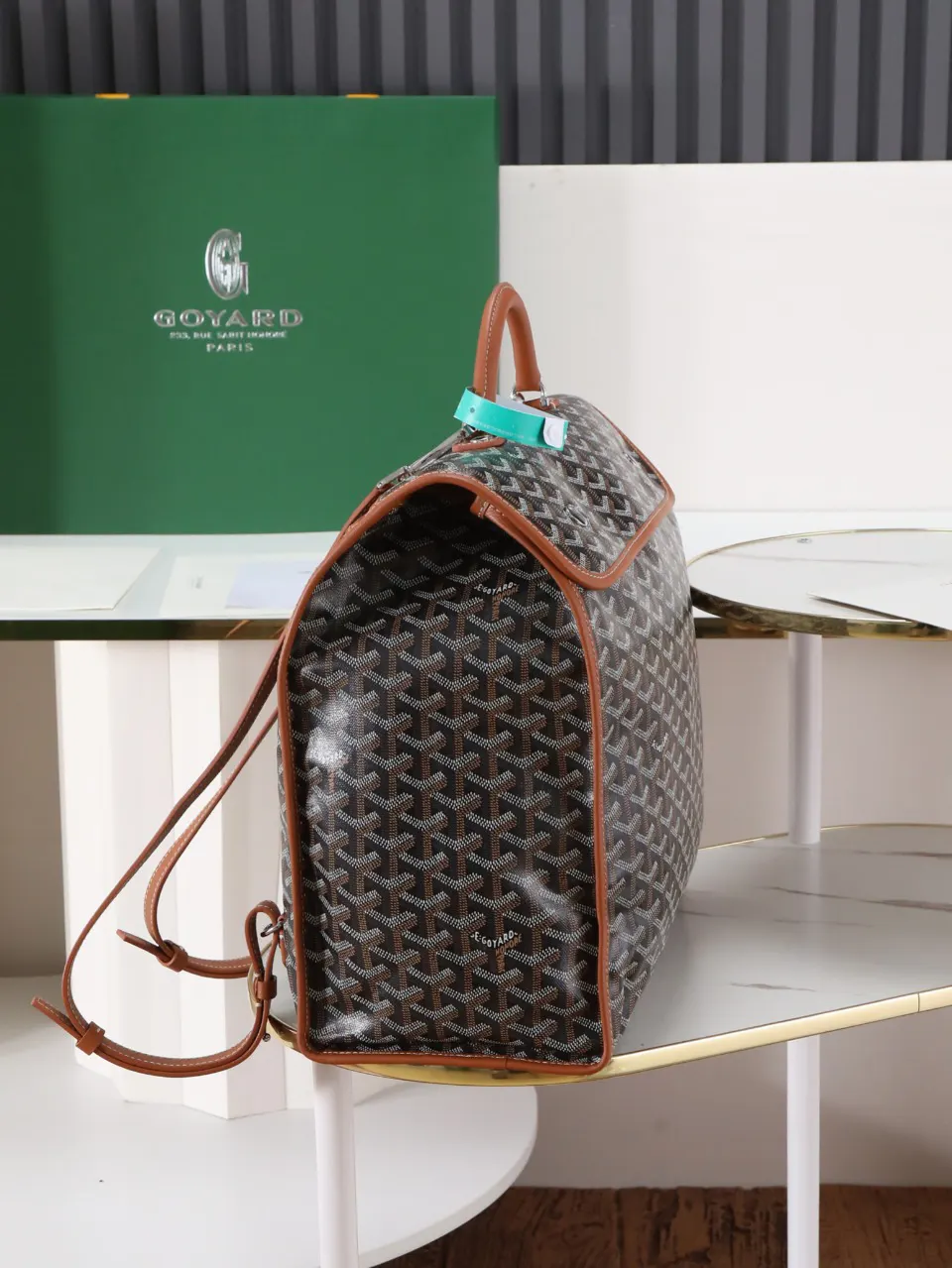 Goyard 棕色 双肩包 实用双肩款