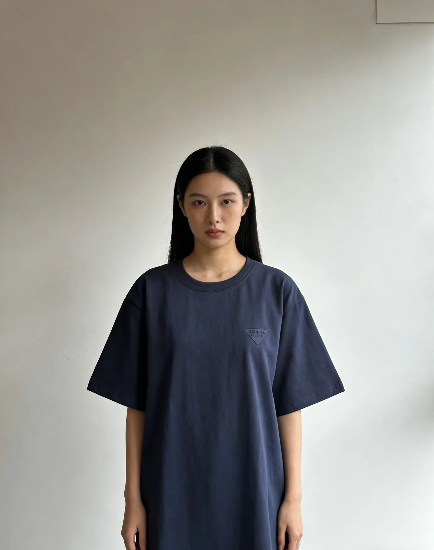 Prada T-Shirt Cotton Triangle Logo