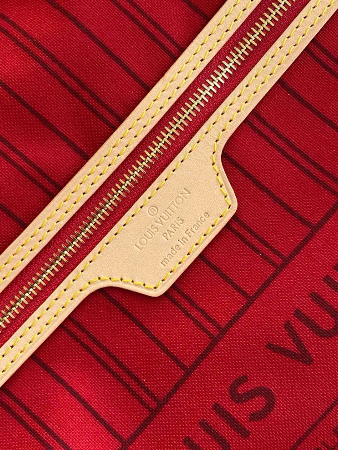 Neverfull 老花 牛皮 托特包 大容量托特款