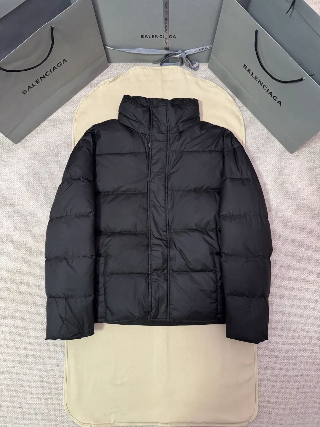 Balenciaga 黑色 尼龙 刺绣 夹克