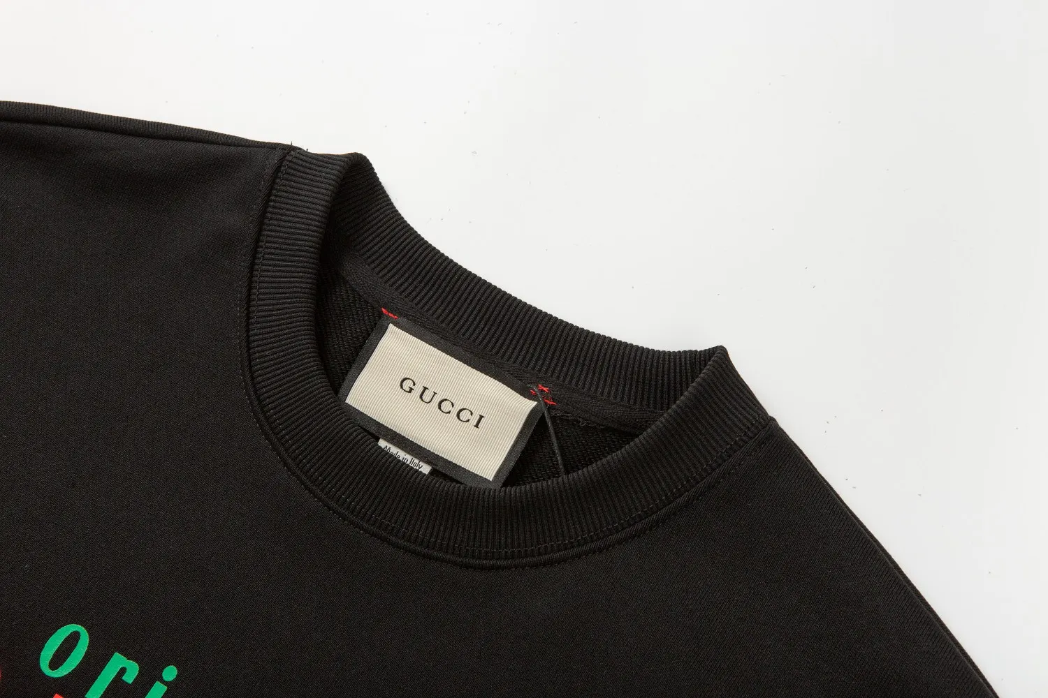 Gucci 黑色 印花 卫衣
