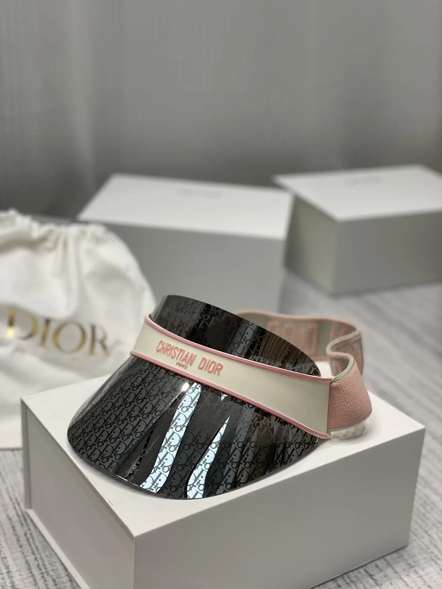 Dior 米色Oblique腰带 CD扣款