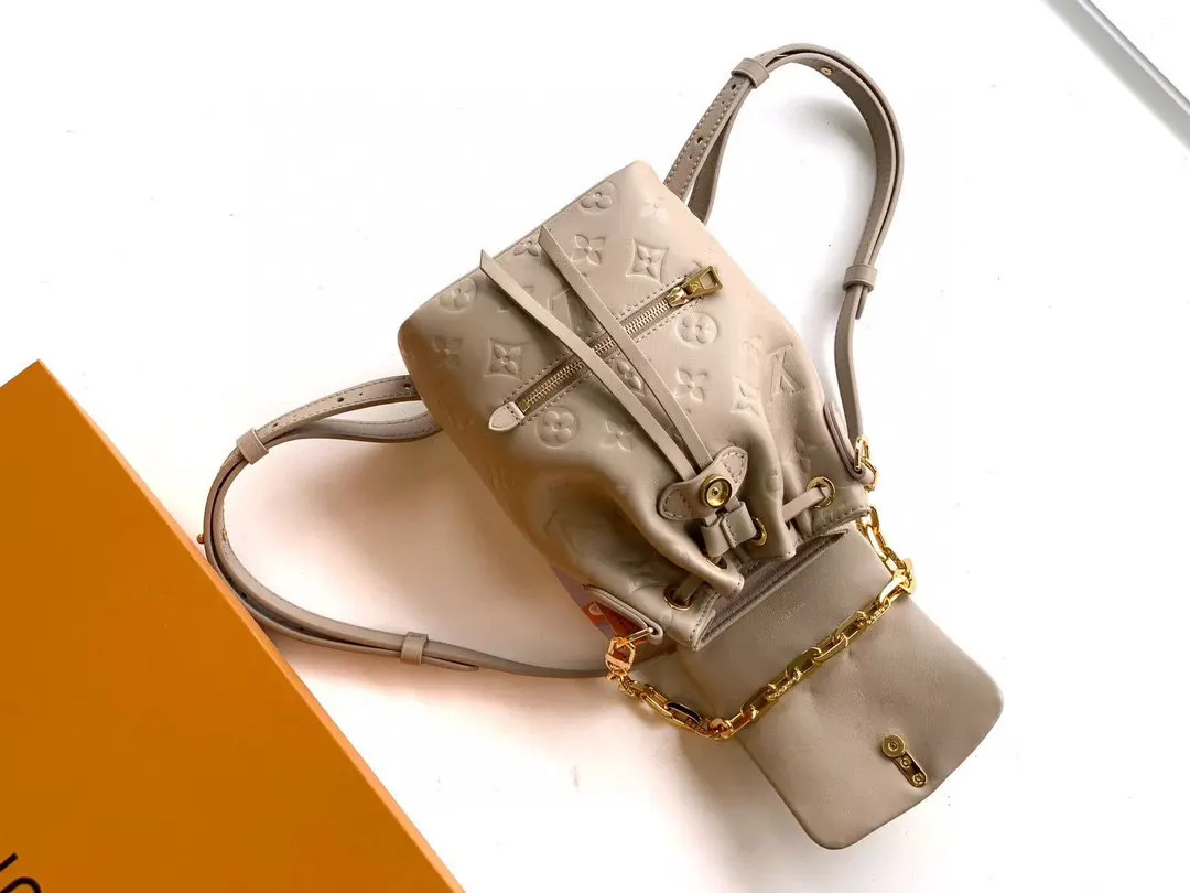 LV Gray Mini Backpack Image 5 LV Gray Mini Backpack Image 5