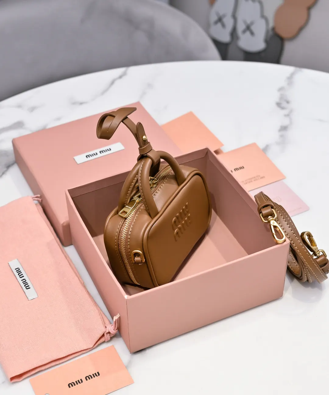 Brown Shoulder Bag Leather
