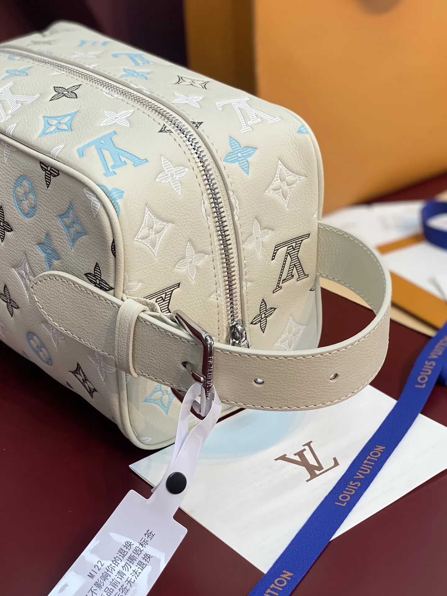 Cosmetic Pouch Leather