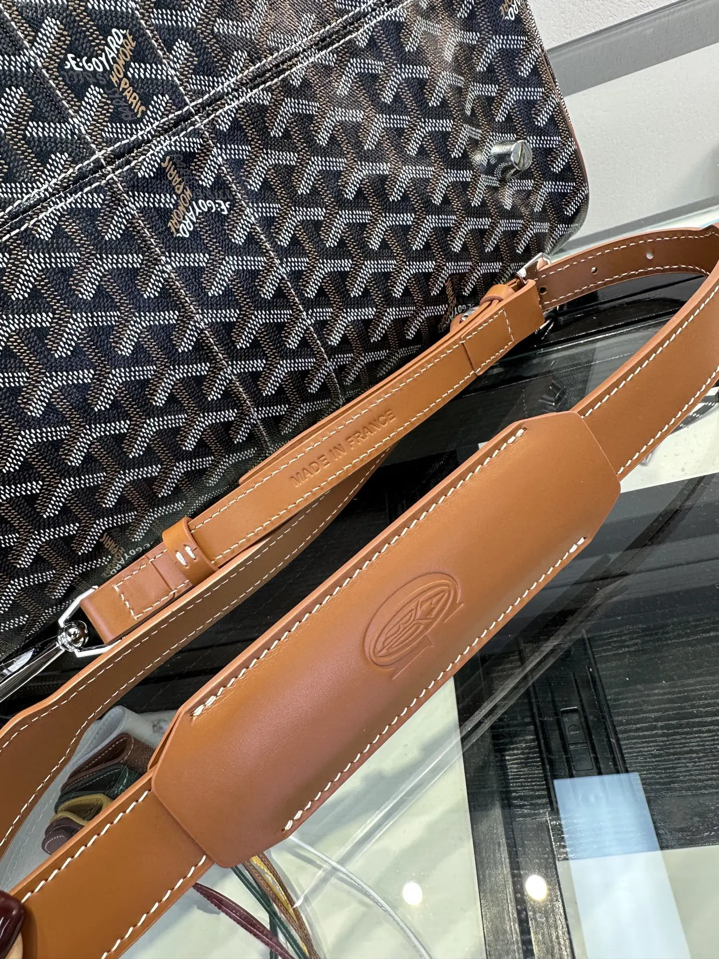 Goyard 棕色 戈雅 Boston 旅行袋 棕色 旅行袋 大容量旅行款(數字9) Goyard 棕色 戈雅 Boston 旅行袋 棕色 旅行袋 大容量旅行款(數字9)