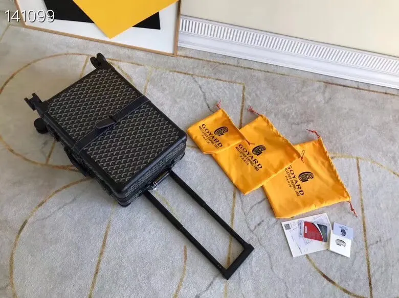 Goyard 戈雅 行李箱 拉杆箱 時尚新宠 復古形的 旅行拉杆款 輕便出行款