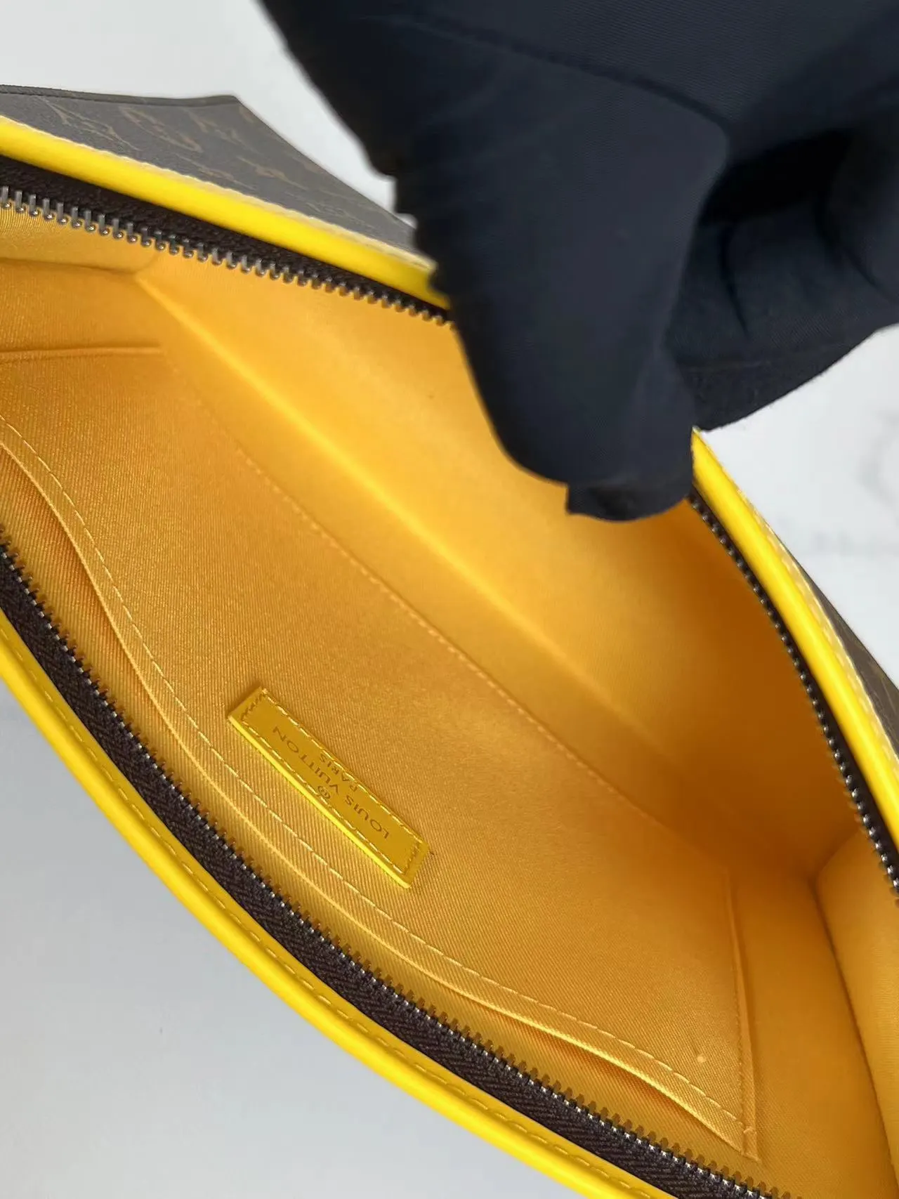 Yellow Clutch Bag Leather Image 8 Yellow Clutch Bag Leather Image 8