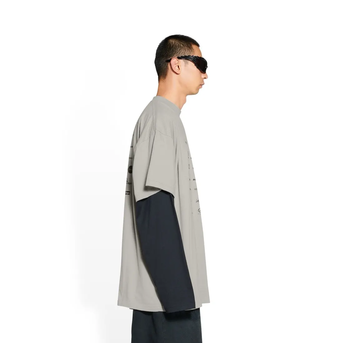 Balenciaga 纯棉 Logo 短袖T恤