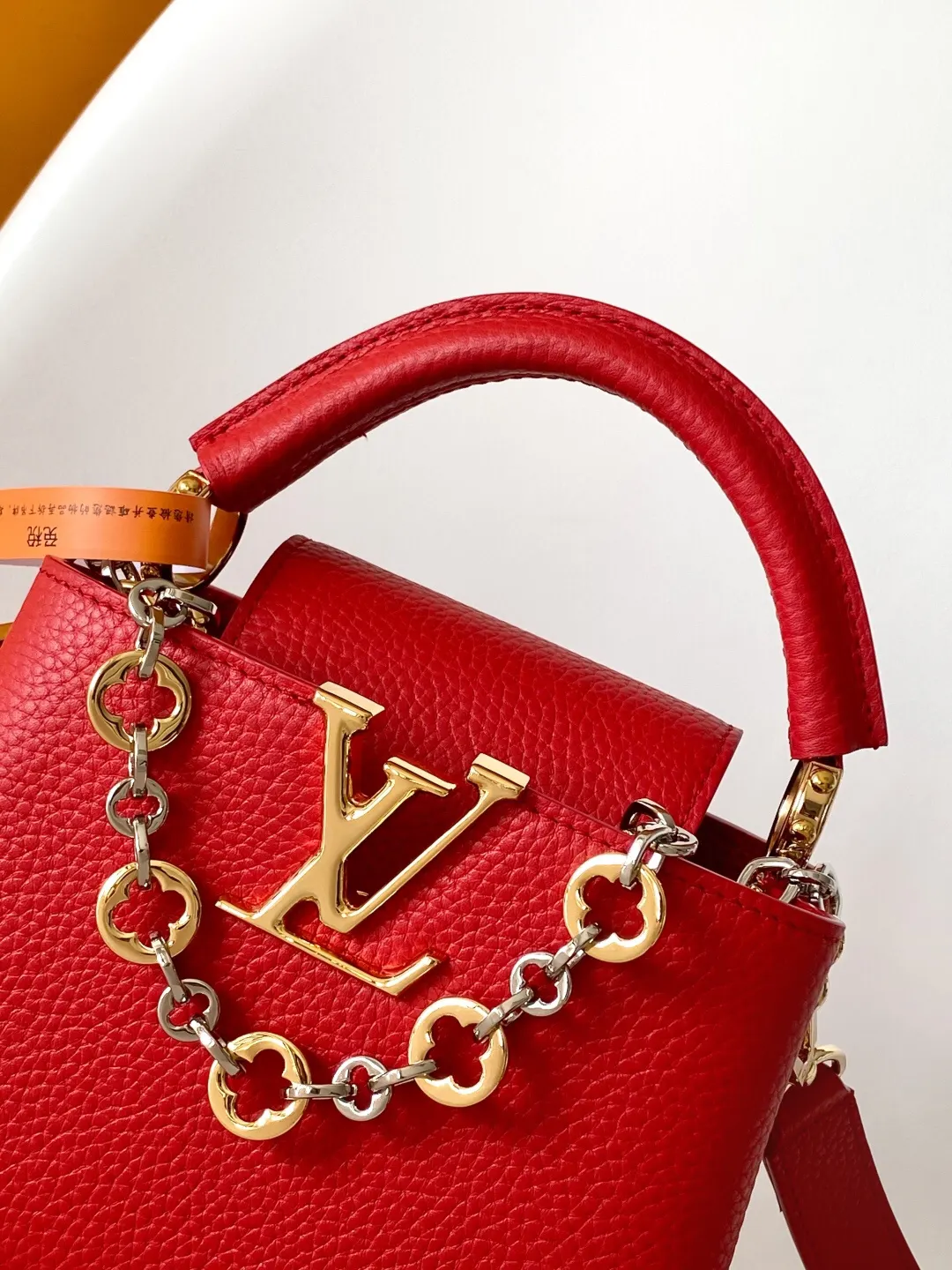 LV Capucines 黑色 米白 牛皮 鏈條包 精致鏈條款
