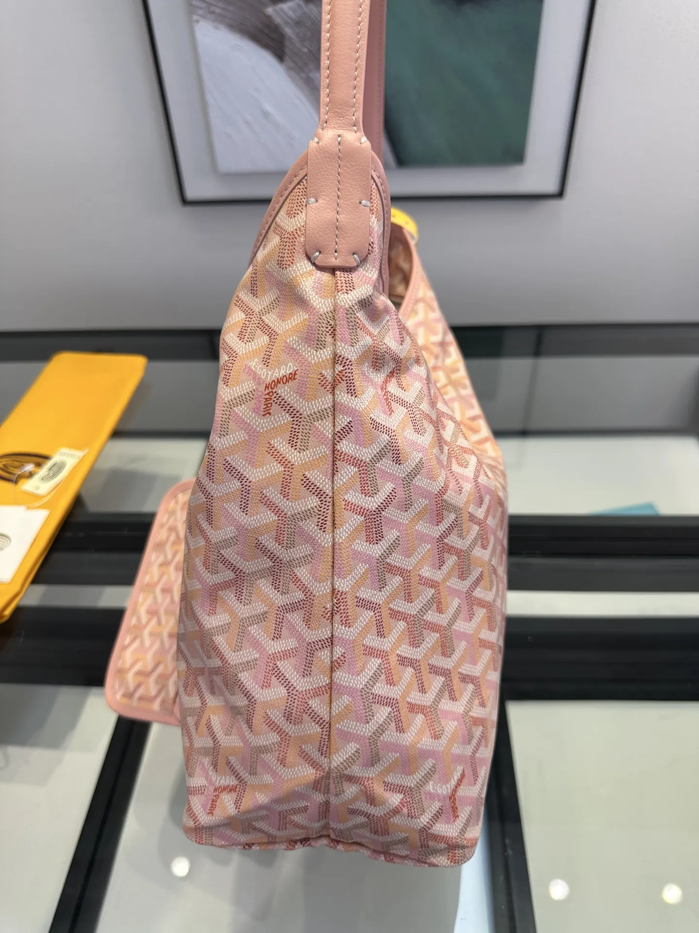 Goyard Monogram Hobo Shoulder Bag Vintage Canvas