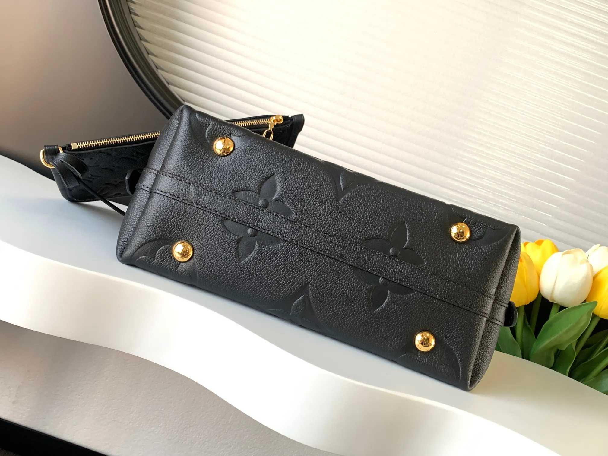 White Beige Clutch Bag