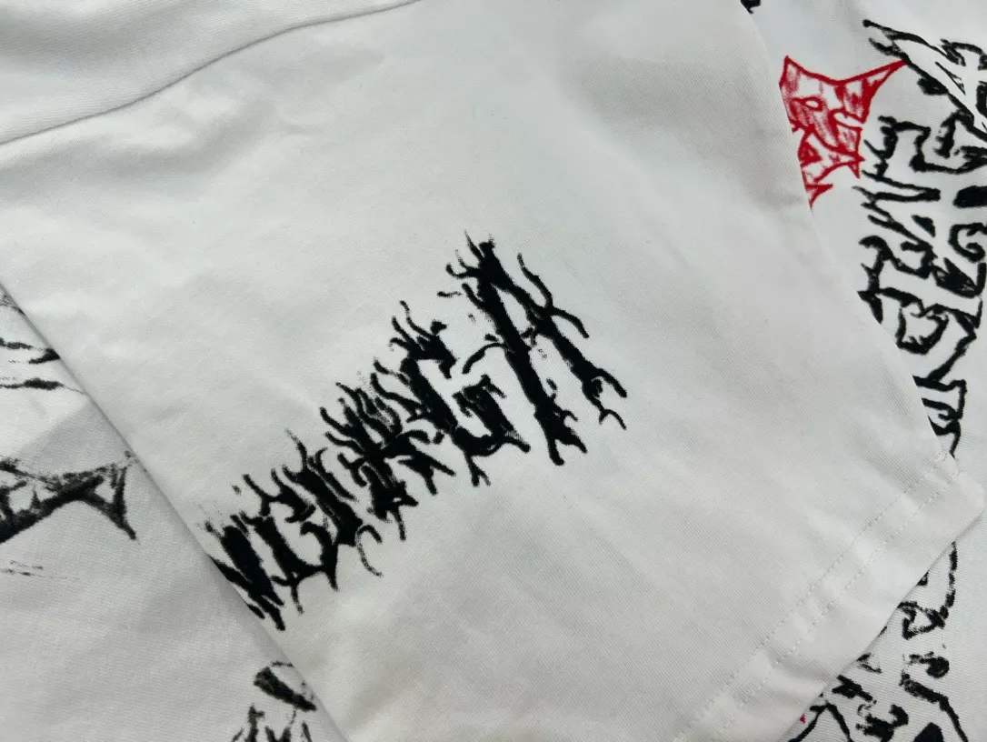 Balenciaga White Cotton Logo Short Sleeve T-Shirt Street