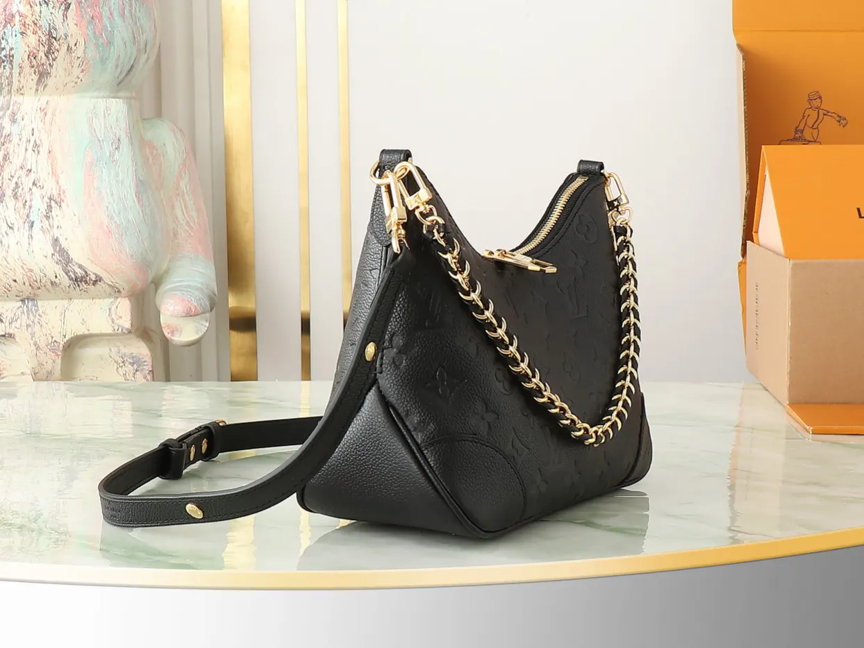 LV Boulogne Black Gold Color Scheme Chain Bag Shoulder Crossbody | ORBUYBAG High-End Fashion Boutique