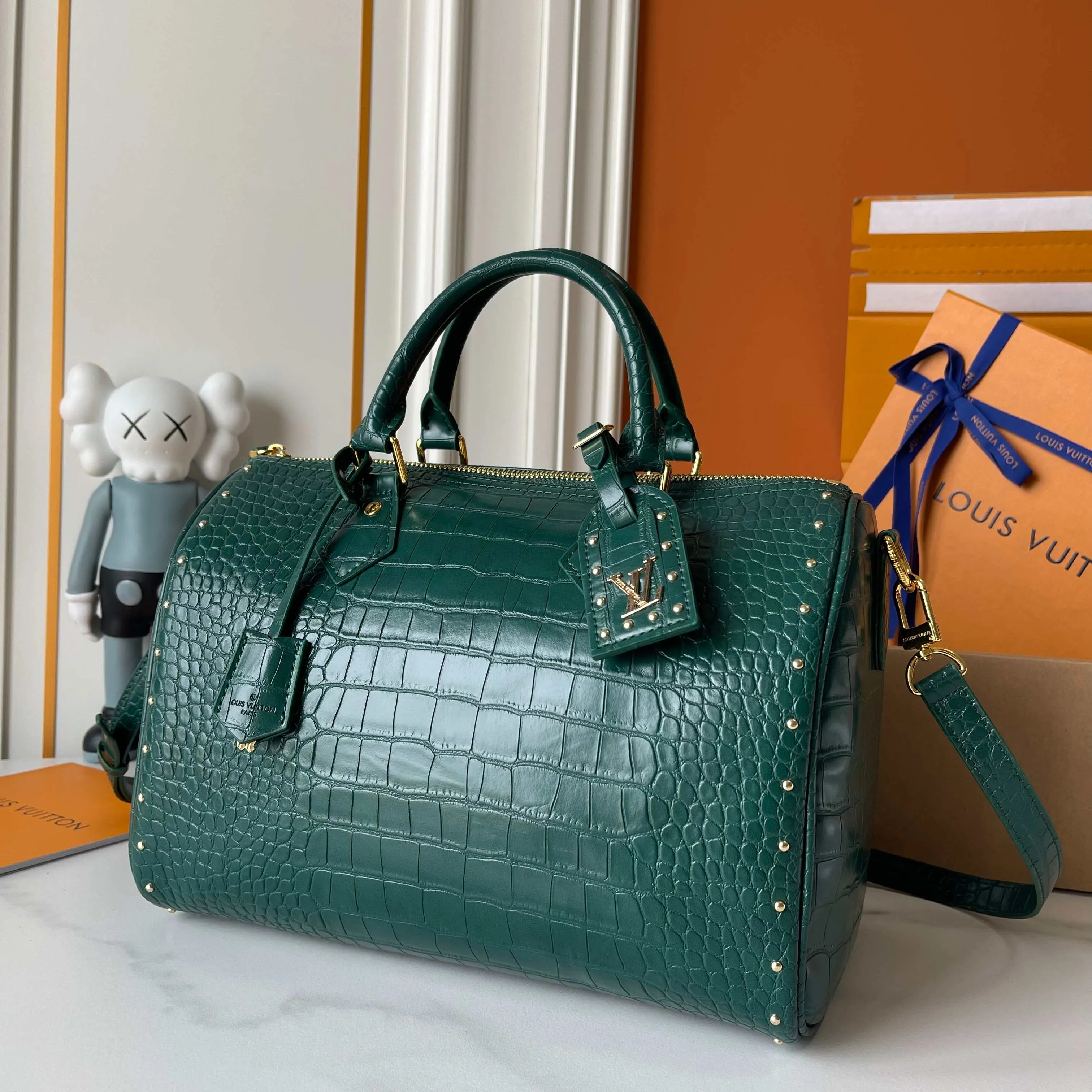 Speedy 牛皮 手提包 通勤手提款