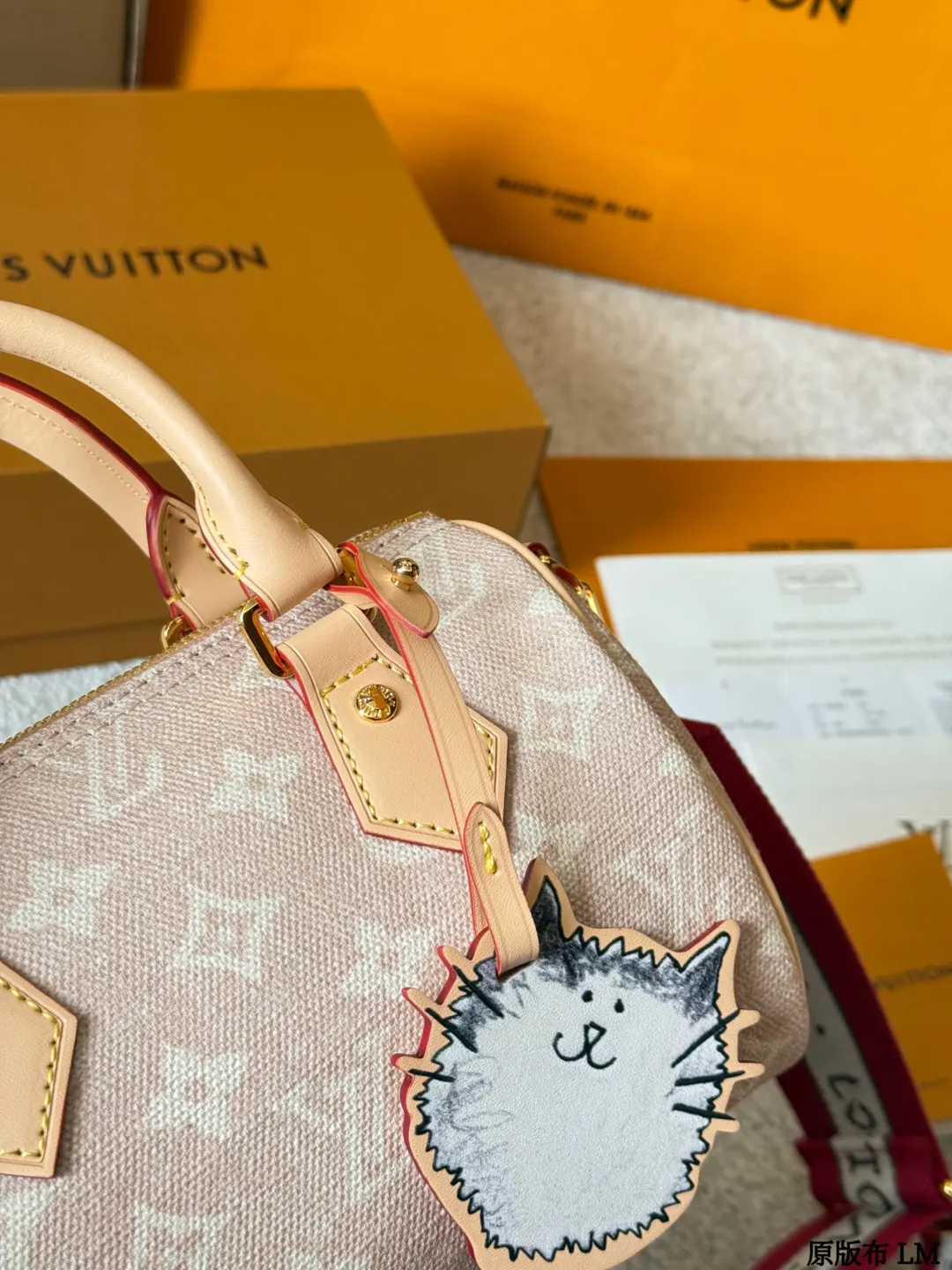 Louis Vuitton Red Monogram Crossbody Bag Lightweight Canvas