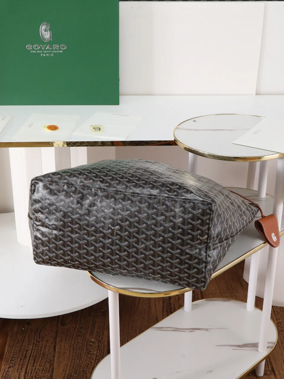 Goyard 帆布 腋下包 復古腋下背款