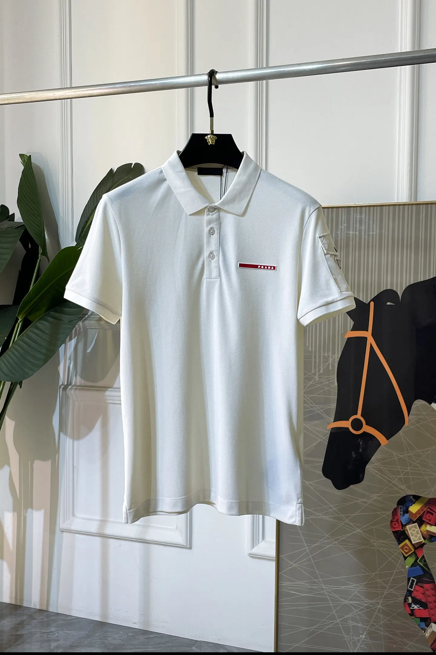 Prada 棉质 Logo Polo衫